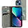 Mobiparts Classic Wallet Case voor iPhone 13 Mini - Granite Grey