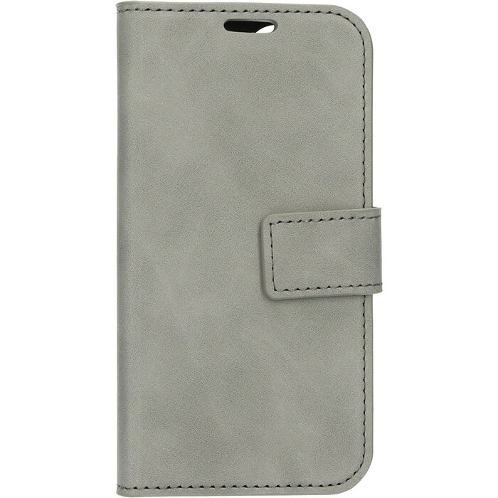 Mobiparts Mobiparts Classic Wallet Case voor iPhone 13 Mini - Granite Grey