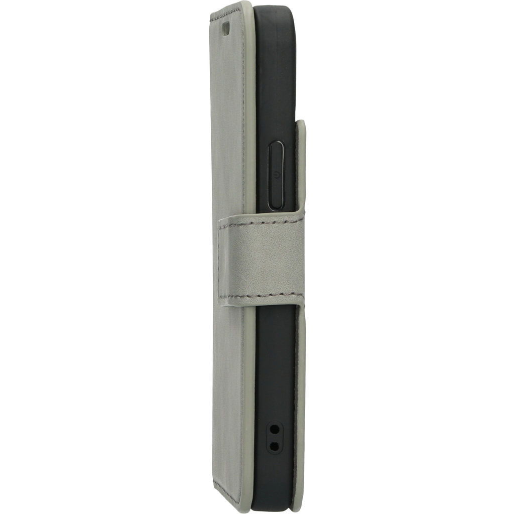 Mobiparts Mobiparts Classic Wallet Case voor iPhone 13 Mini - Granite Grey