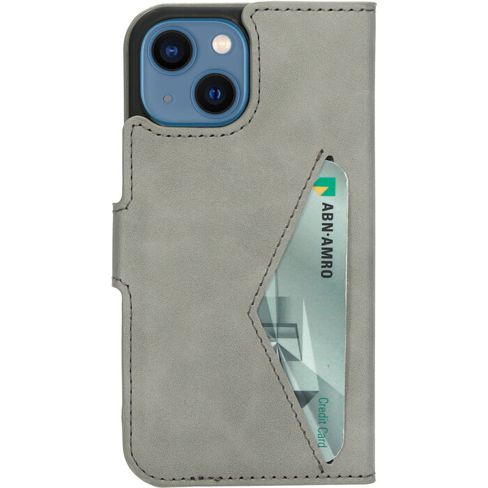 Mobiparts Mobiparts Classic Wallet Case voor iPhone 13 Mini - Granite Grey