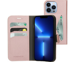 Mobiparts Mobiparts Classic Wallet Case voor iPhone 13 Pro - Roze
