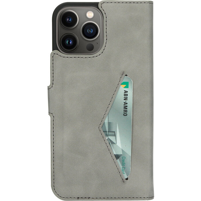 Mobiparts Mobiparts Classic Wallet Case iPhone 13 Pro Max - Granite Grey