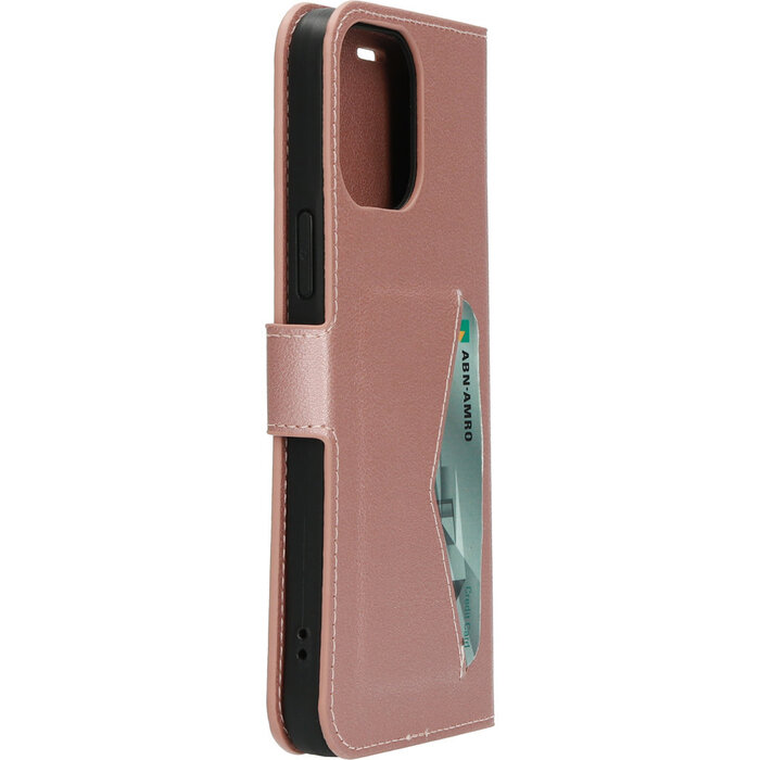 Mobiparts Mobiparts Classic Wallet Case voor iPhone 13 Pro Max - Roze