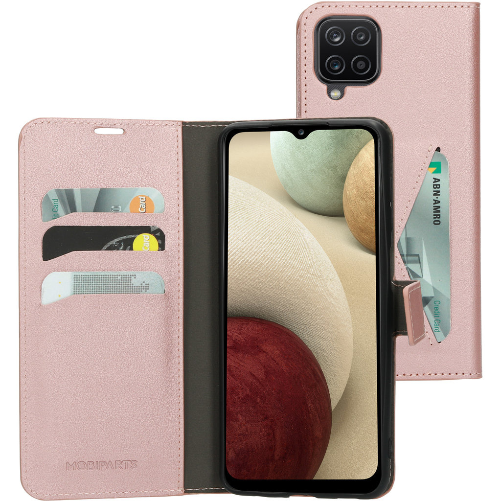 Mobiparts Mobiparts Classic Wallet Case voor Samsung Galaxy A12 - Roze