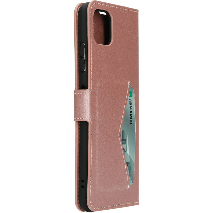 Mobiparts Mobiparts Classic Wallet Case voor Samsung Galaxy A22 5G - Roze