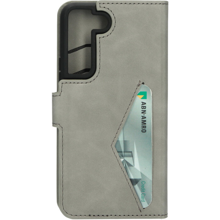 Mobiparts Mobiparts Classic Wallet Case Samsung Galaxy S22 Granite Grey