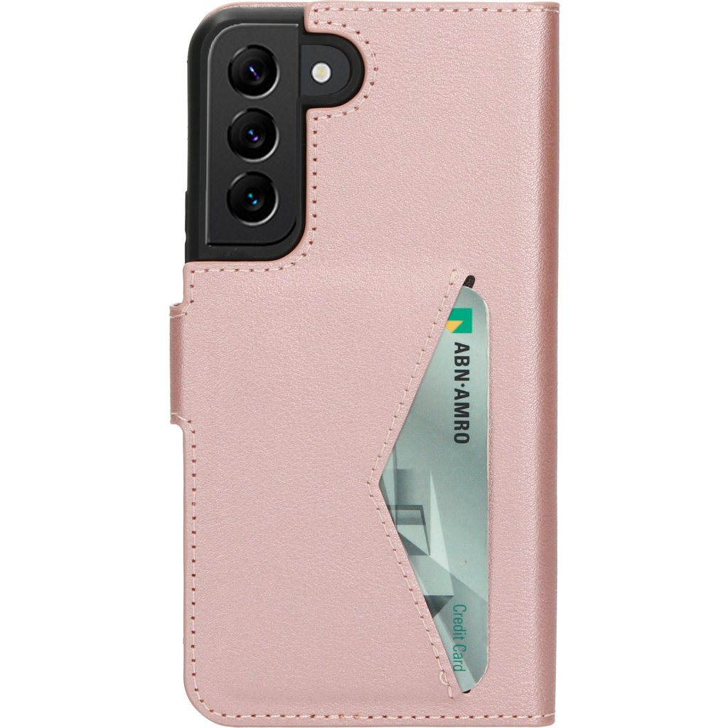 Mobiparts Mobiparts Classic Wallet Case voor Samsung Galaxy S22 - Roze