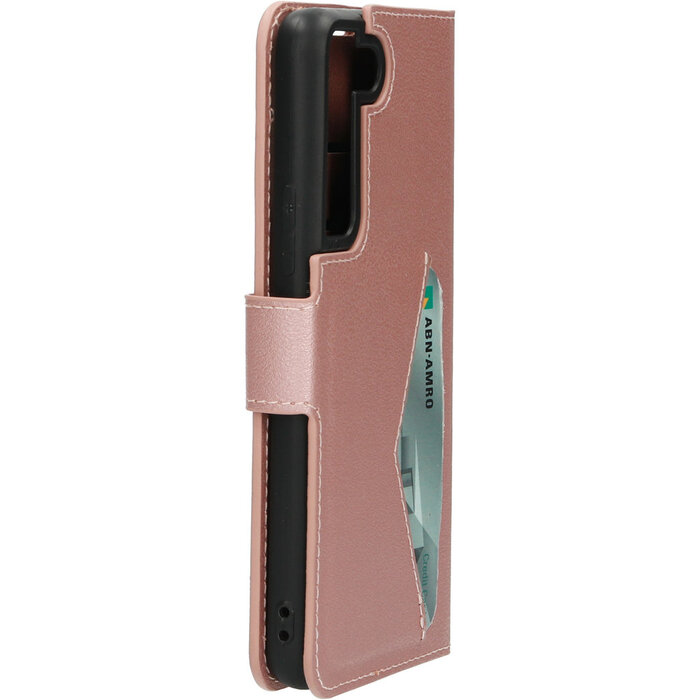 Mobiparts Mobiparts Classic Wallet Case voor Samsung Galaxy S22 - Roze