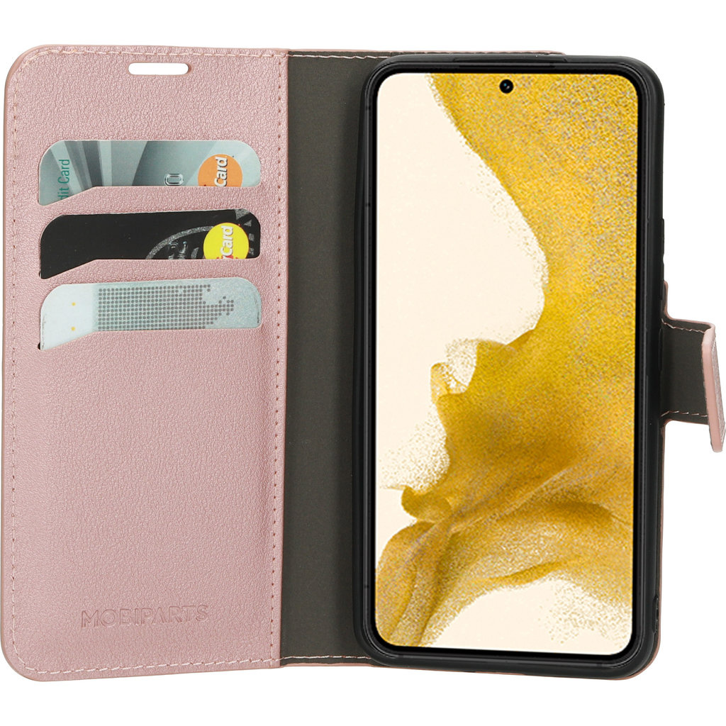 Mobiparts Mobiparts Classic Wallet Case voor Samsung Galaxy S22 - Roze