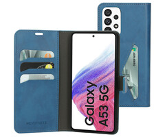 Mobiparts Mobiparts Classic Wallet Case voor Samsung Galaxy A53 - Steel Blue
