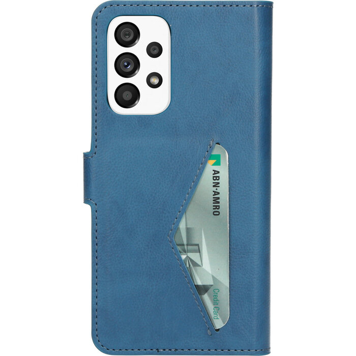 Mobiparts Mobiparts Classic Wallet Case voor Samsung Galaxy A53 - Steel Blue