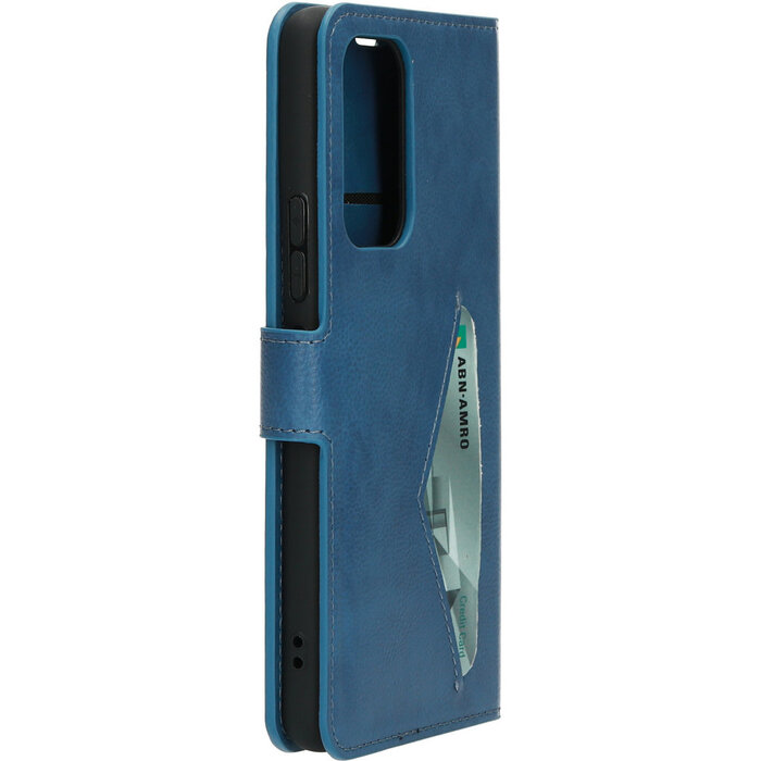 Mobiparts Mobiparts Classic Wallet Case voor Samsung Galaxy A53 - Steel Blue
