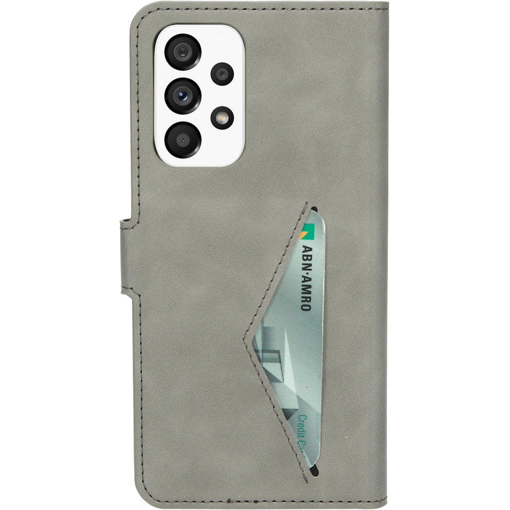 Mobiparts Mobiparts Classic Wallet Case voor Samsung Galaxy A53 - Granite Grey