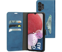 Mobiparts Mobiparts Classic Wallet Case voor Samsung Galaxy A13 4G - Steel Blue