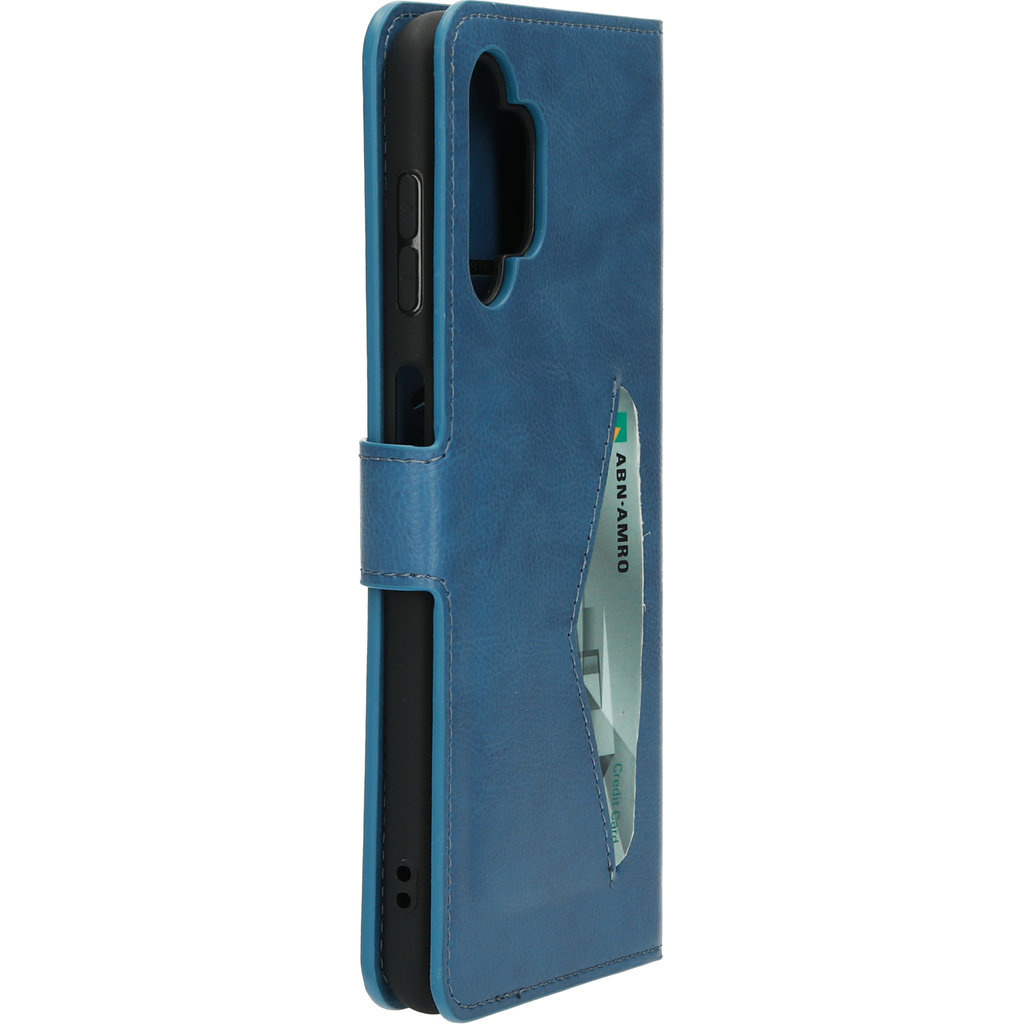 Mobiparts Mobiparts Classic Wallet Case Samsung Galaxy A13 4G (2022) Steel Blue