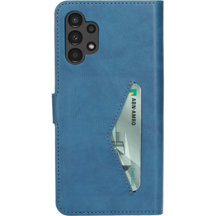 Mobiparts Mobiparts Classic Wallet Case Samsung Galaxy A13 4G (2022) Steel Blue