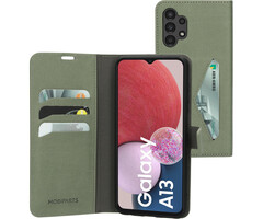 Mobiparts Mobiparts Classic Wallet Case voor Samsung Galaxy A13 4G - Stone Green