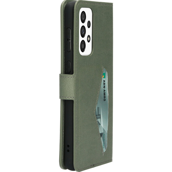 Mobiparts Mobiparts Classic Wallet Case voor Samsung Galaxy A33 5G - Stone Green