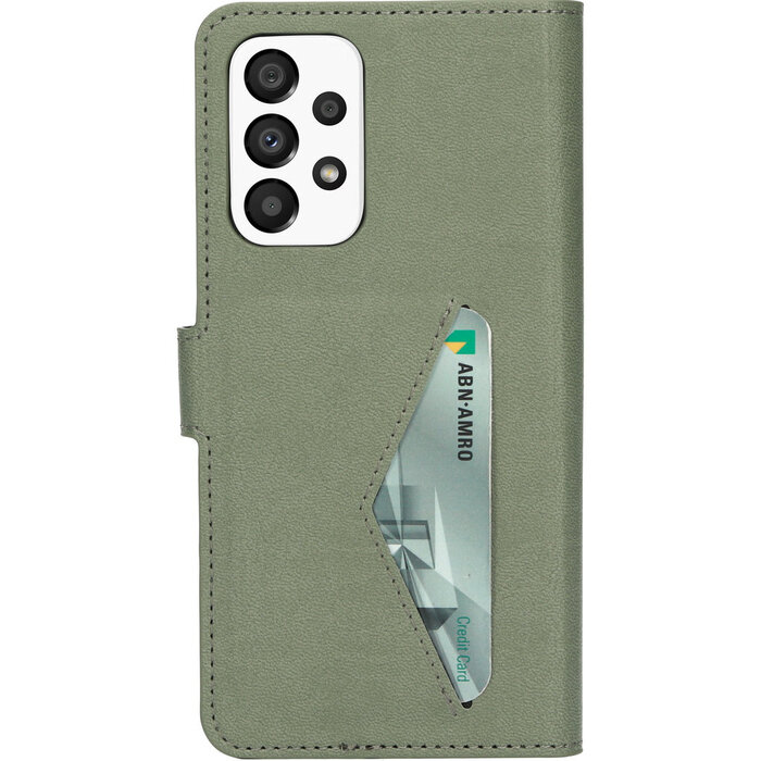 Mobiparts Mobiparts Classic Wallet Case voor Samsung Galaxy A33 5G - Stone Green