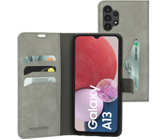 Mobiparts Mobiparts Classic Wallet Case voor Samsung Galaxy A13 4G - Granite Grey