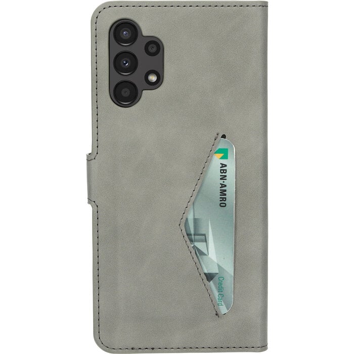 Mobiparts Mobiparts Classic Wallet Case voor Samsung Galaxy A13 4G - Granite Grey
