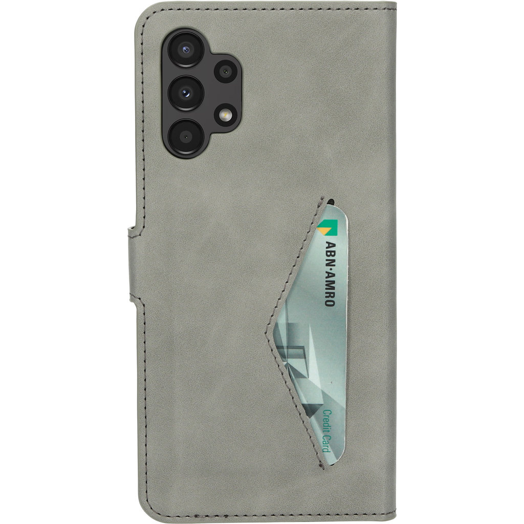 Mobiparts Mobiparts Classic Wallet Case voor Samsung Galaxy A13 4G - Granite Grey