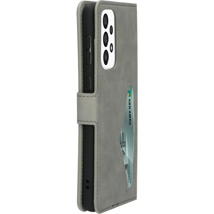 Mobiparts Mobiparts Classic Wallet Case Samsung Galaxy A33 5G (2022) Granite Grey