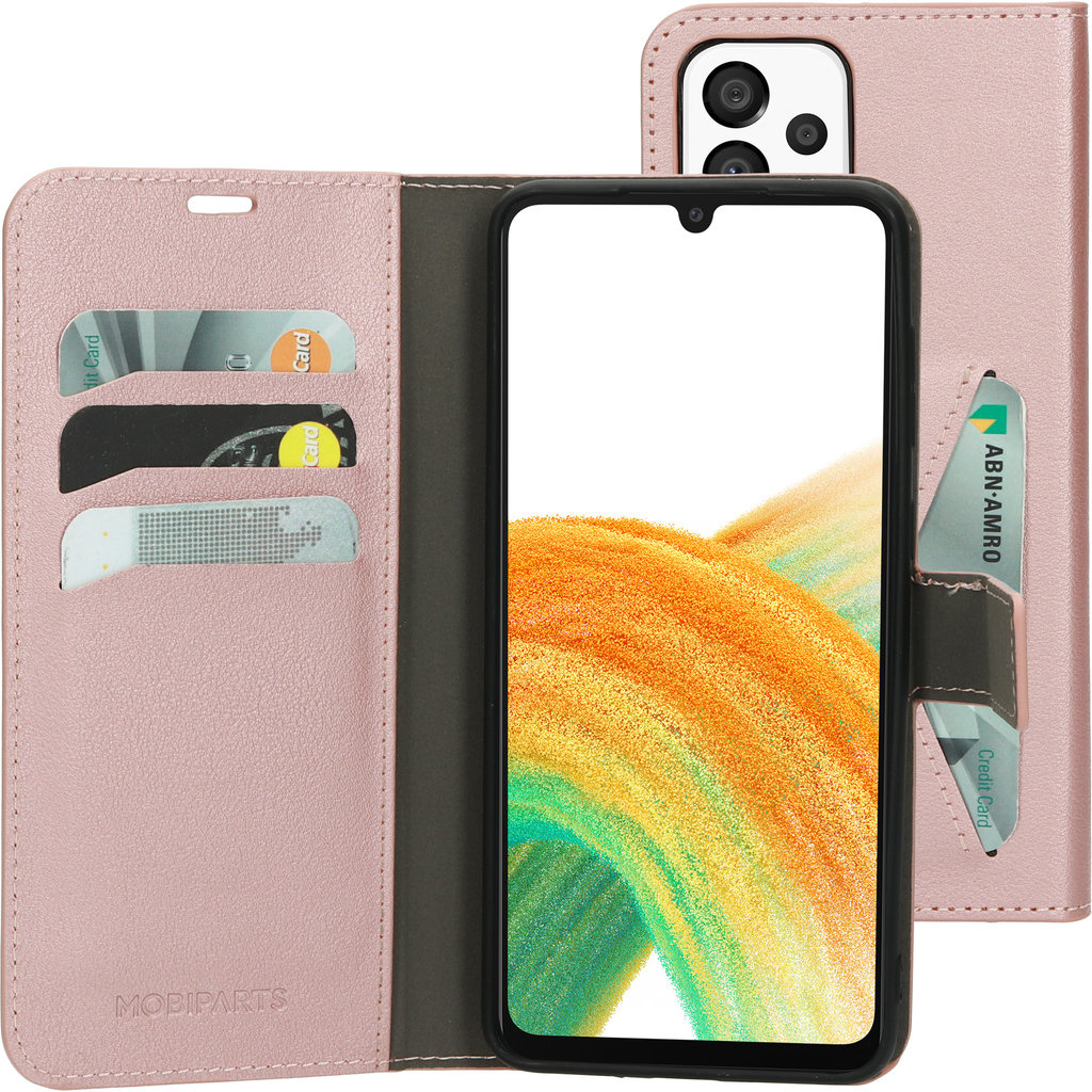 Mobiparts Mobiparts Classic Wallet Case voor Samsung Galaxy A33 5G - Roze