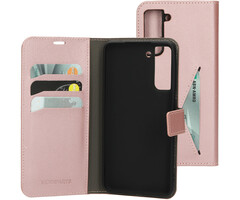 Mobiparts Mobiparts Classic Wallet Case voor Samsung Galaxy S21 FE - Roze