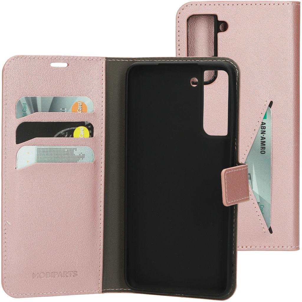 Mobiparts Mobiparts Classic Wallet Case voor Samsung Galaxy S21 FE - Roze
