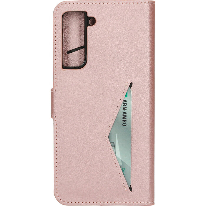 Mobiparts Mobiparts Classic Wallet Case voor Samsung Galaxy S21 FE - Roze