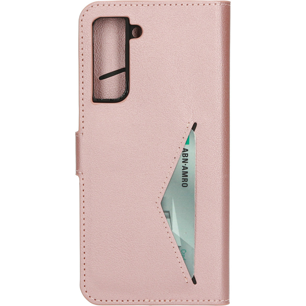 Mobiparts Mobiparts Classic Wallet Case voor Samsung Galaxy S21 FE - Roze