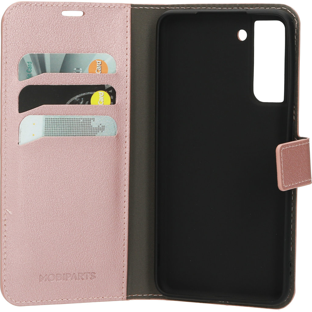 Mobiparts Mobiparts Classic Wallet Case voor Samsung Galaxy S21 FE - Roze