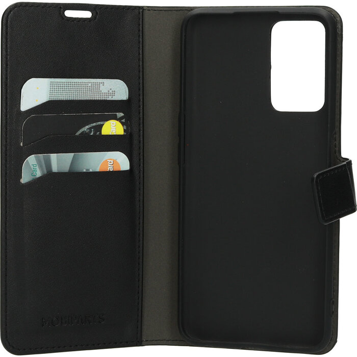Mobiparts Mobiparts Classic Wallet Case voor Oppo A76 - Zwart