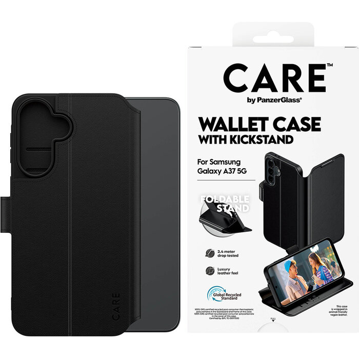 CARE by PanzerGlass PanzerGlass CARE Wallet Case met Kickstand - Samsung Galaxy A37 5G