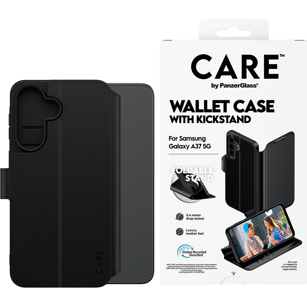 CARE by PanzerGlass PanzerGlass CARE Wallet Case met Kickstand - Samsung Galaxy A37 5G