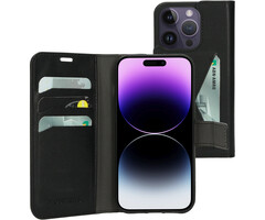 Mobiparts Mobiparts Classic Wallet Case voor Apple iPhone 14 Pro - Zwart