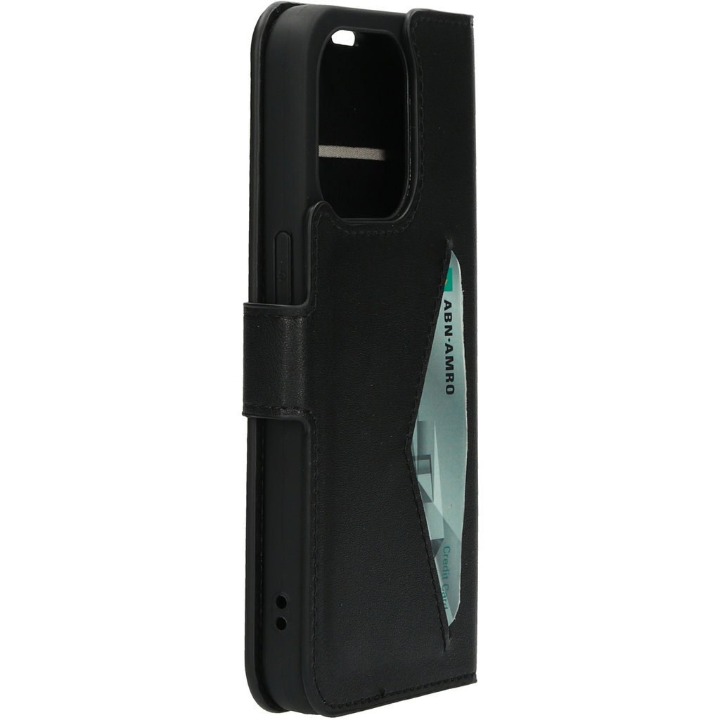 Mobiparts Mobiparts Classic Wallet Case voor Apple iPhone 14 Pro - Zwart