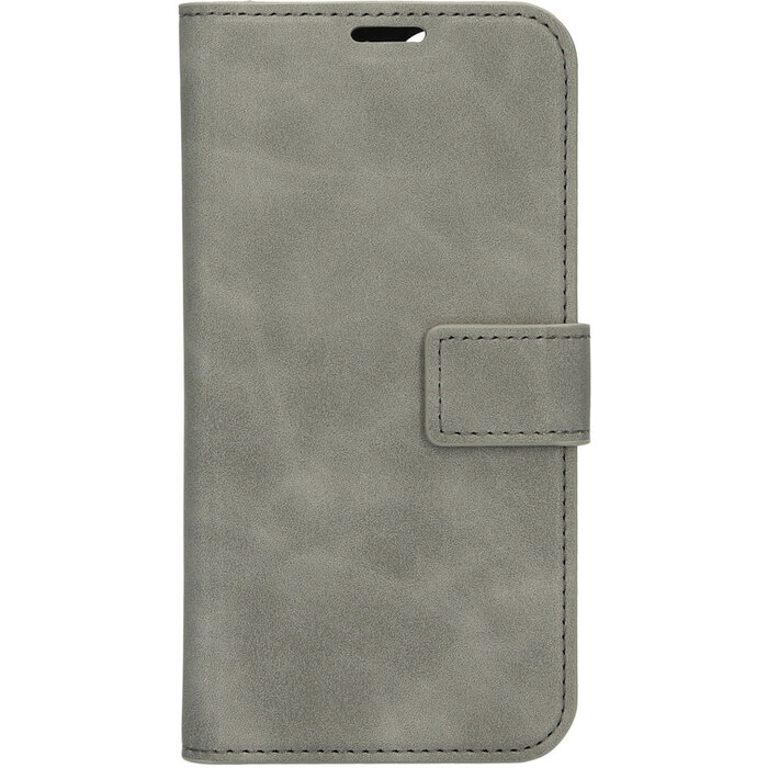 Mobiparts Mobiparts Classic Wallet Case voor iPhone 14 - Granite Grey