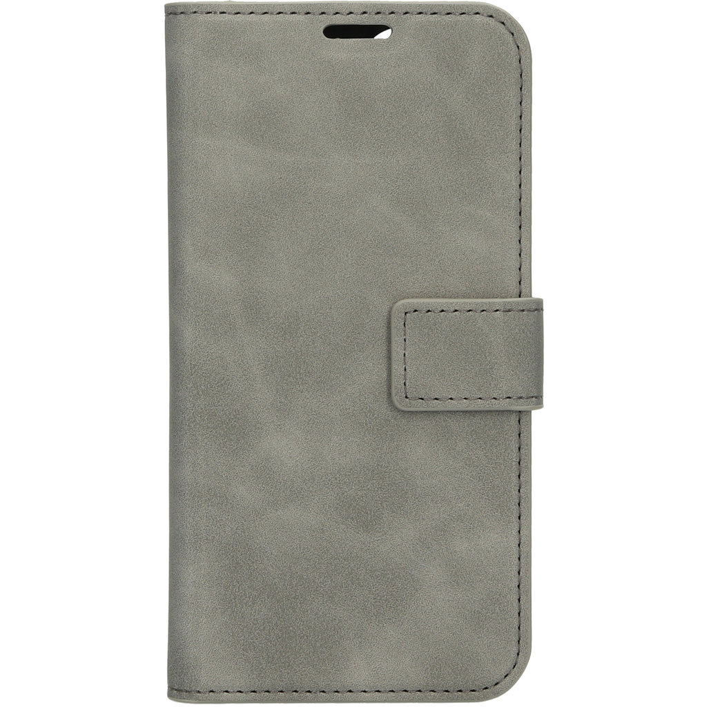 Mobiparts Mobiparts Classic Wallet Case voor iPhone 14 - Granite Grey
