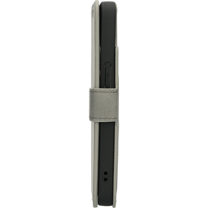 Mobiparts Mobiparts Classic Wallet Case voor iPhone 14 - Granite Grey