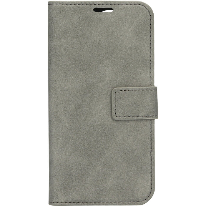 Mobiparts Mobiparts Classic Wallet Case voor iPhone 14 Pro - Granite Grey