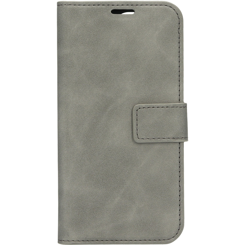 Mobiparts Mobiparts Classic Wallet Case voor iPhone 14 Pro - Granite Grey