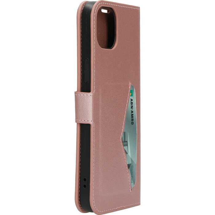 Mobiparts Mobiparts Classic Wallet Case voor iPhone 14 Plus - Roze