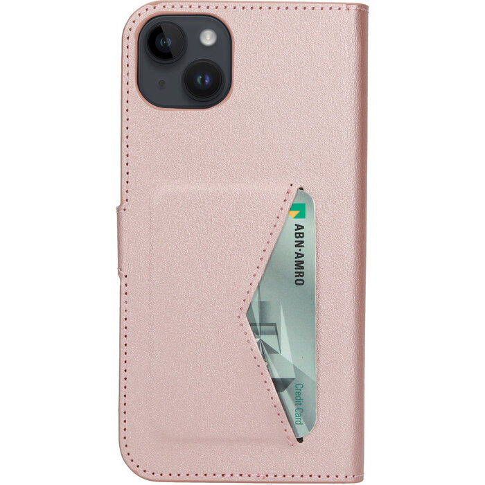 Mobiparts Mobiparts Classic Wallet Case voor iPhone 14 Plus - Roze