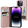 Mobiparts Classic Wallet Case voor iPhone 14 Pro - Roze