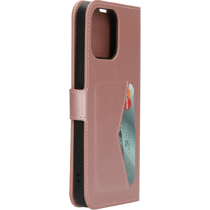 Mobiparts Mobiparts Classic Wallet Case iPhone 14 Pro Max - Roze