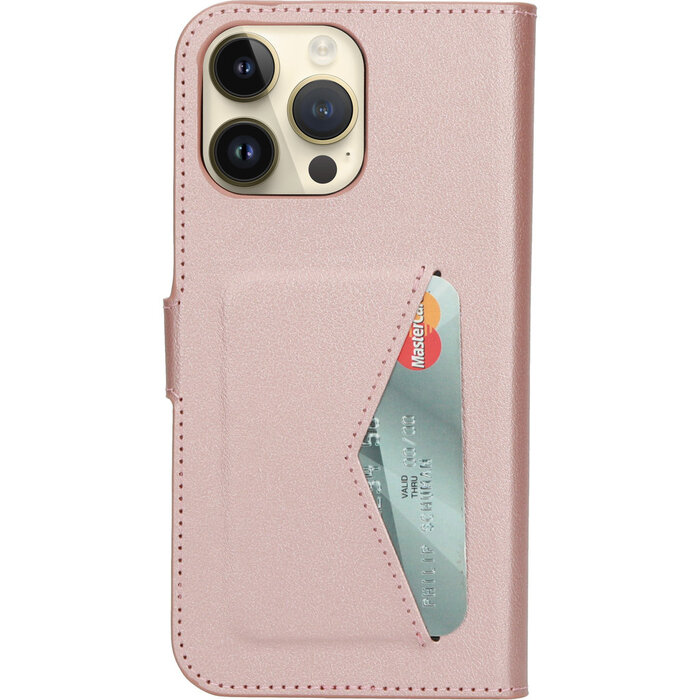 Mobiparts Mobiparts Classic Wallet Case iPhone 14 Pro Max - Roze