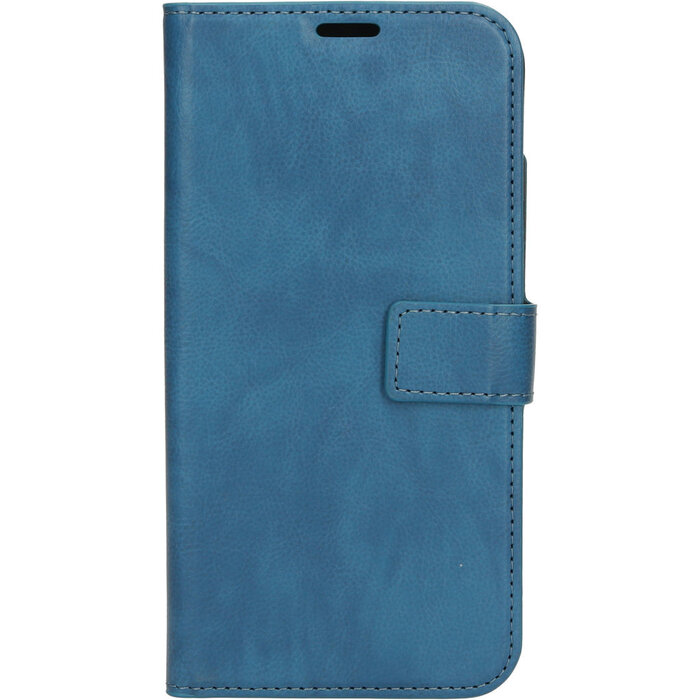 Mobiparts Mobiparts Classic Wallet Case voor iPhone 14 Plus - Staalblauw
