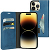 Mobiparts Mobiparts Classic Wallet Case voor iPhone 14 Pro Max - Staalblauw